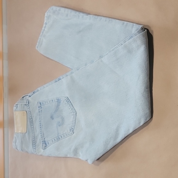 AG Adriano Goldschmeid Size 30x33 Light Wash Straight Leg Jeans, Exc. Used Cond. - Picture 1 of 14